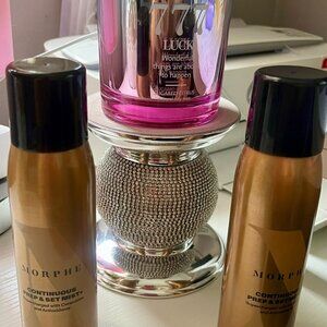 NEW 2 Morphe Prep & Set Mists • 2 Full-Size 2.8 oz Each